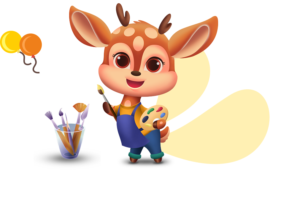 Little Millennium mascot painting